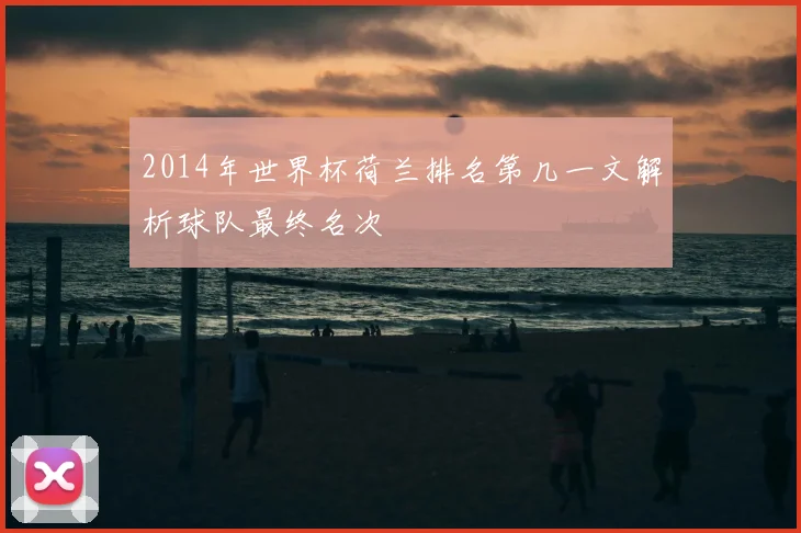 2014年世界杯荷兰排名第几一文解析球队最终名次